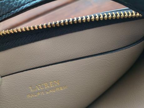 Ralph lauren luxusná kožená kabelka, ralph lauren