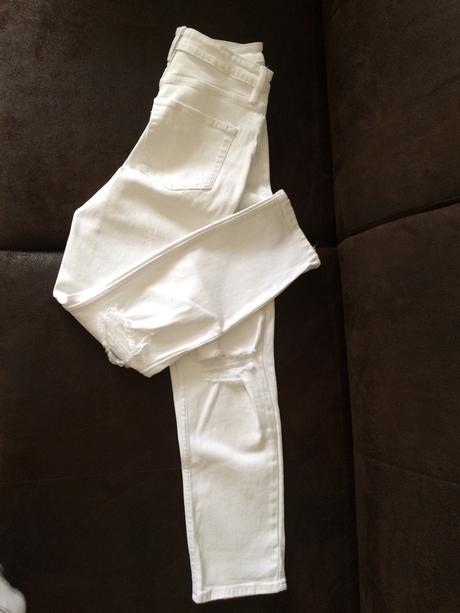 Predám biele rifle, f&f,xs