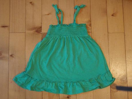Zelené letné šaty pre 1,5 - 2r, f&f,92