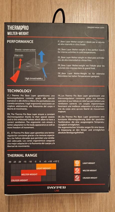 Multifunkčné termotričko, xs