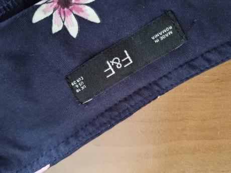 Tmavomodré elastické šaty f&f veľ. m, f&f,m