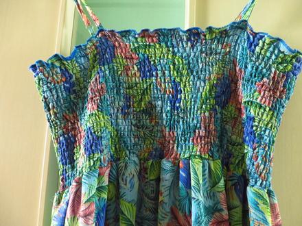 Letné dlhé šaty na ramienka - veľ. 42/44, 42