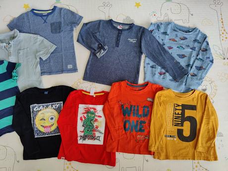 Sada tričiek pre chlapca 4-6 rokov, 110
