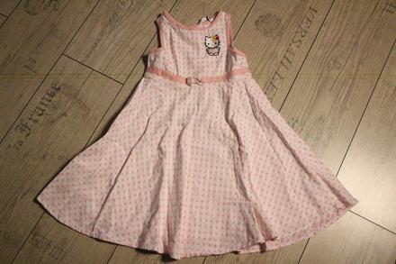 Letné šaty hello kitty, h&m,116