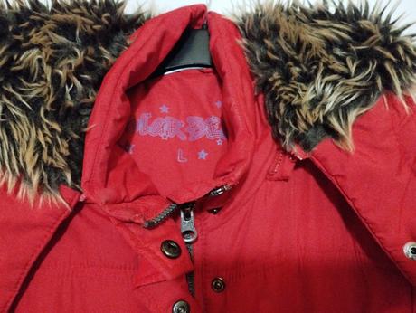 Červená bunda l, l