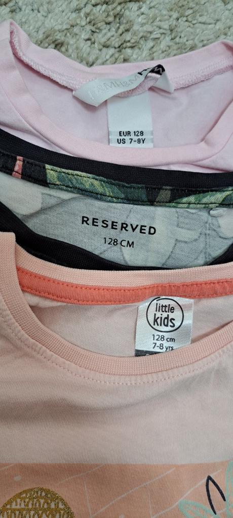 3x tričko veľ.128, reserved,128