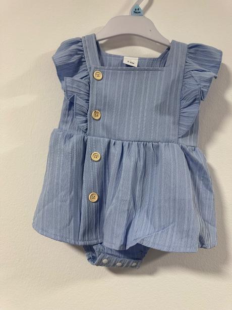 Letné šaty pre malú princeznú 3-6m, 62