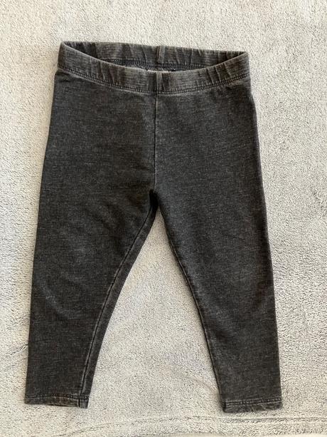 Súprava bunda a legíny s imitáciou rifloviny veľ.8, lindex,86