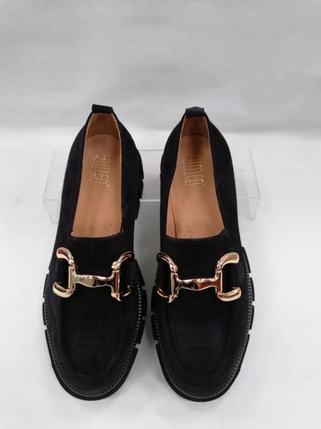 Dámske kožené mokasíny 22 220116 z, 36 / 37 / 38 / 39 / 40