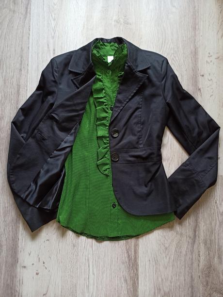 Krasny komplet - sako,nohavice,sukna,bluzka, xs