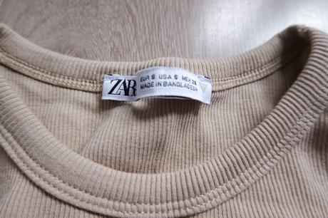 Vrúbkované topy zara, zara,s