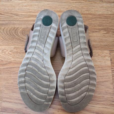 Kožené sandále footflex, 39
