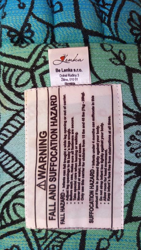 Šatkový nosič, be lenka