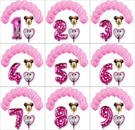Foliove balony minnie mouse,
