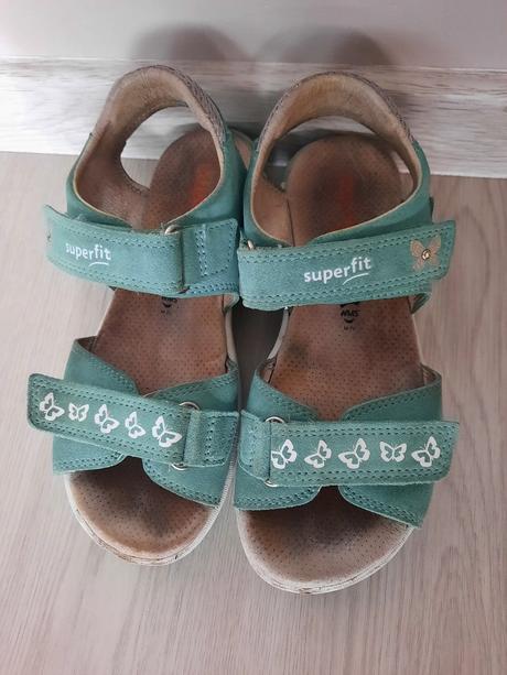 Kožené sandále superfit (vd 21 cm), superfit,33