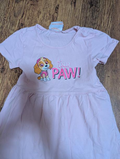 Šaty labkova patrola 110/116, nickelodeon,110