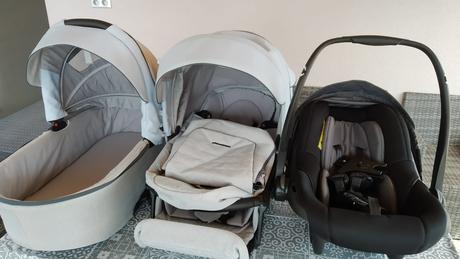 Modrý kočík bebetto torino 3v1, bebetto,bebetto torino