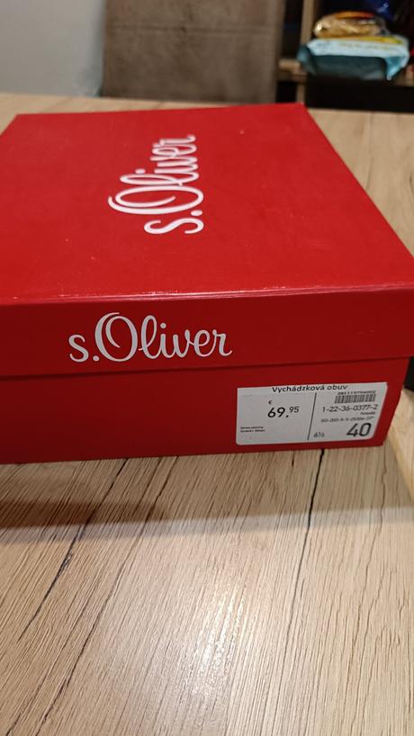 Topánky nové 40 kozenne, s.oliver,40