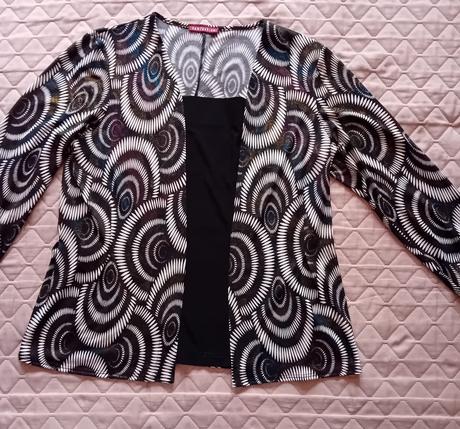 2x elegantný top s elastanom, xl