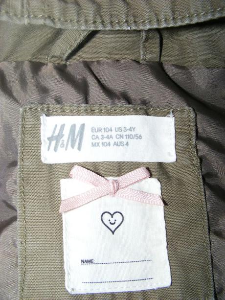 Jesenná - prechodná bundička zn. h&m - 98/104, h&m,104