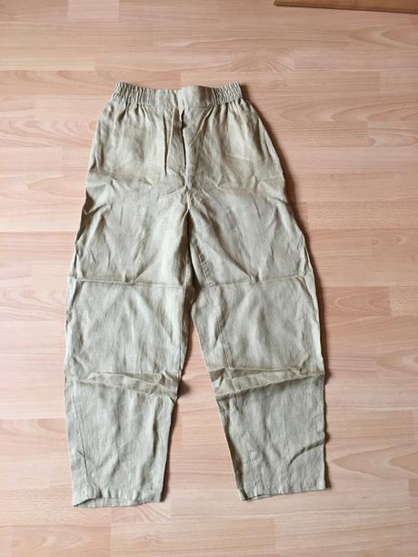 Zara ľanové nohavice, zara,xs