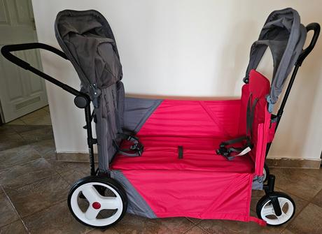 Detský vagon, kočík pre dve deti radio flyer, 