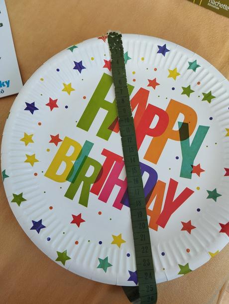 Papierové taniere happy birthday, 