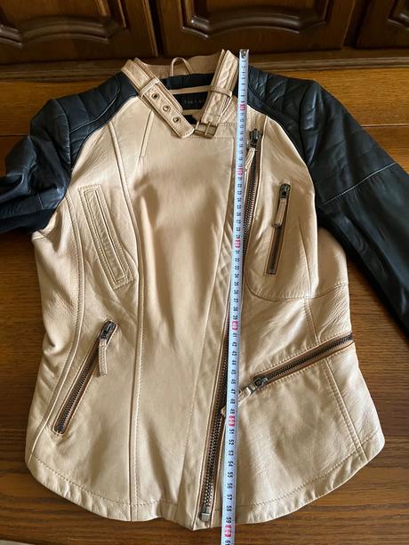 Kožená bunda zara basic, zara,xs