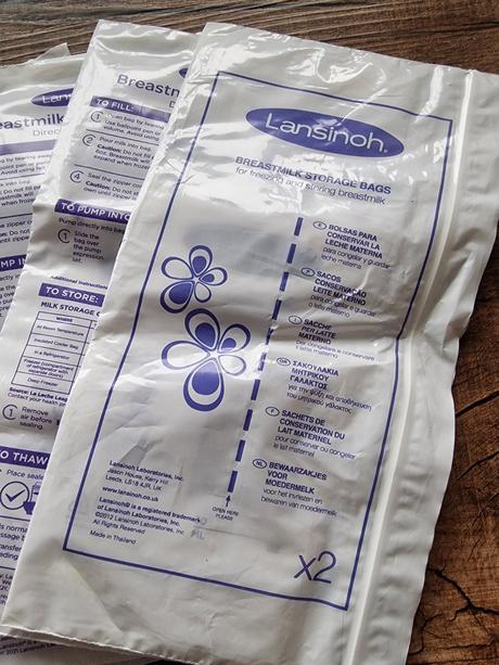 Lansinoh sáčky na mlieko, chrániče prsných bradavi,
