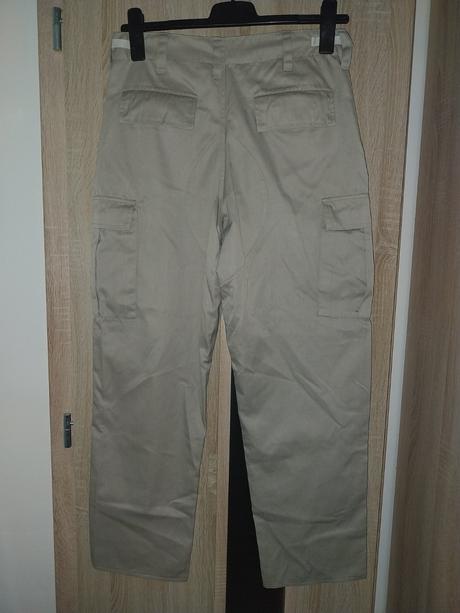 Plátené nohavice l-ko, l