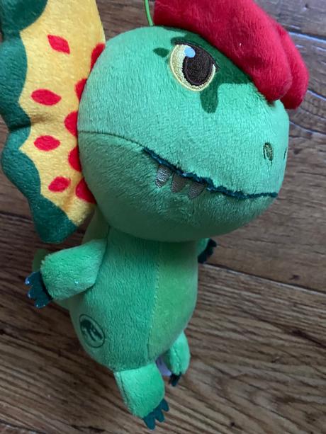 Jurský svet dilophosaurus krásna plyšová hračka, 
