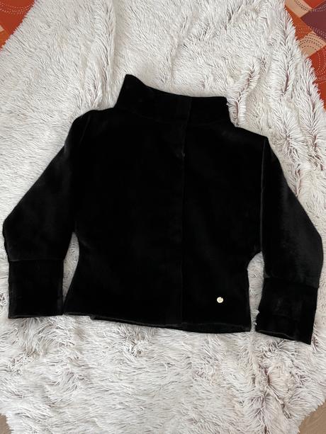 Bunda z umelej kožušiny, 36