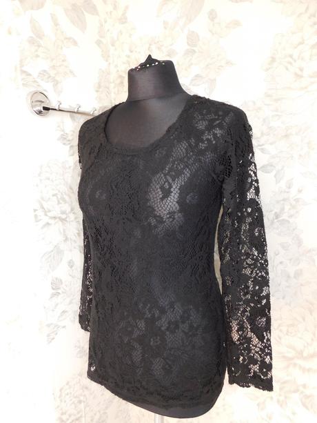 Pekna čipkovana bluzka, zara,36