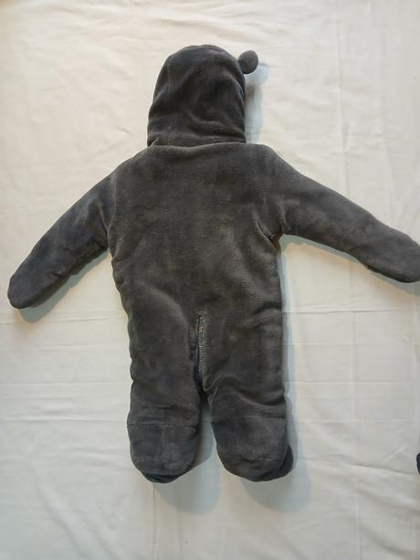 Plyšový teplý overal 9-12m, f&f,74