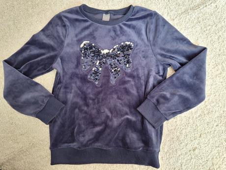 Mikina s flitrovou maslou, pepco,134