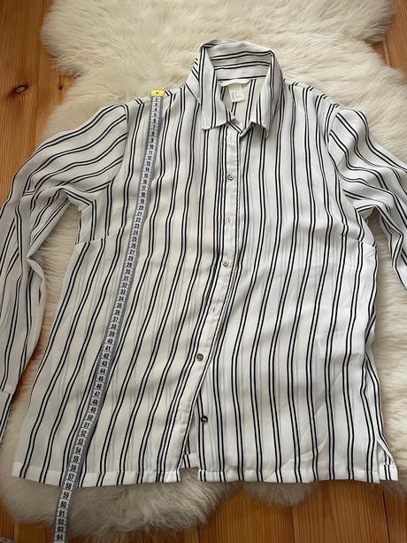 Pásikavá košielka, h&m,34