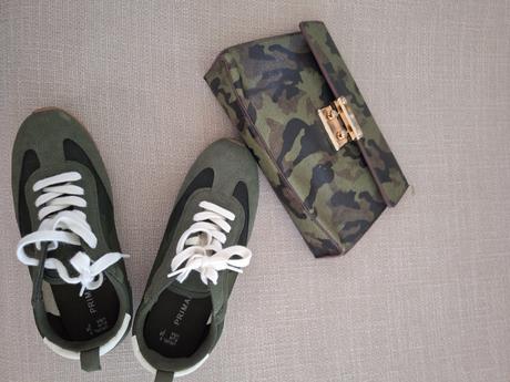 Khaki tenisky, primark,38