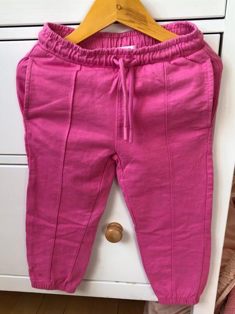 Ružové bavlnené tepláky sinsay, 98, sinsay,98