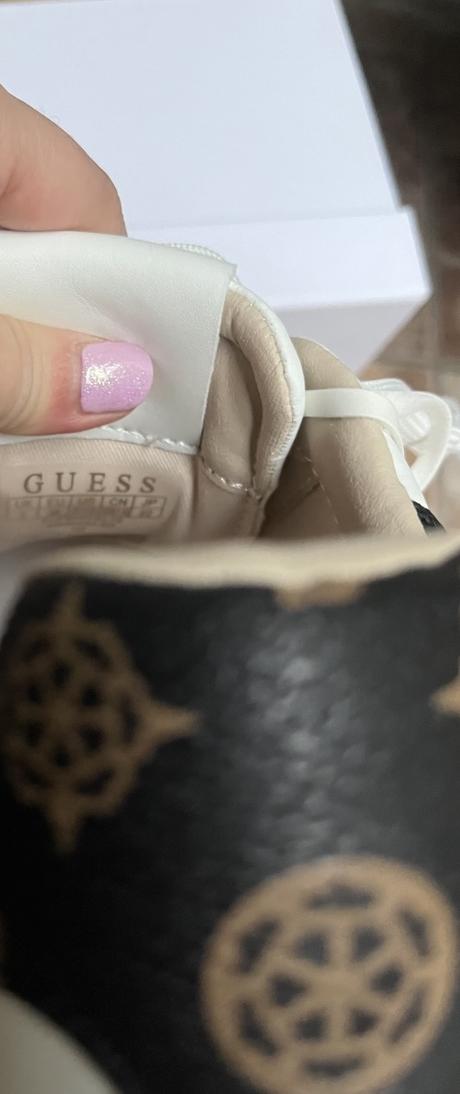 Nové kožené guess tenisky s balením, guess,36