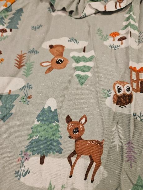 Vianocna tunika/saty, h&m,122