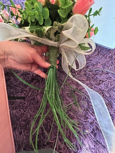 Svadobná kytica + pierko,