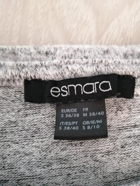 Sivé teplejšie šaty, esmara,s