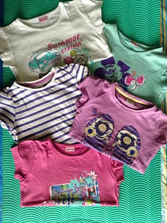 Trička 5ks cena spolu , f&f,116