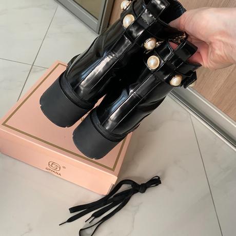 Čižmy s perličkami, 40