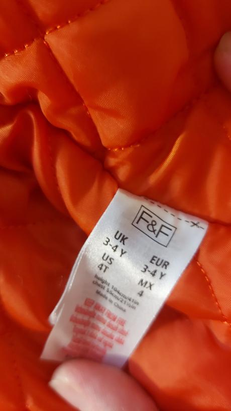 Zimna bunda f&f velk. 104, olivovo zelena, f&f,104