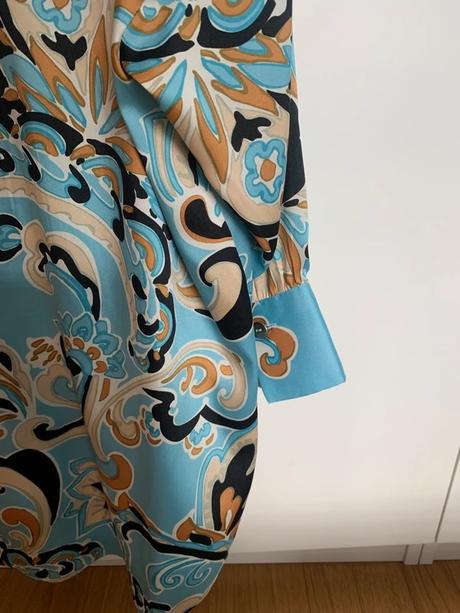 Zara predĺžená bledomodrá košeľa s, zara,s