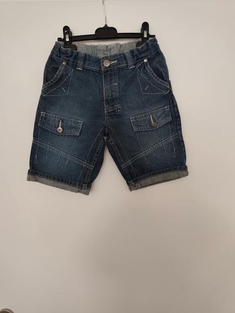 Chlapčenské rifľové kraťasy, denim,122