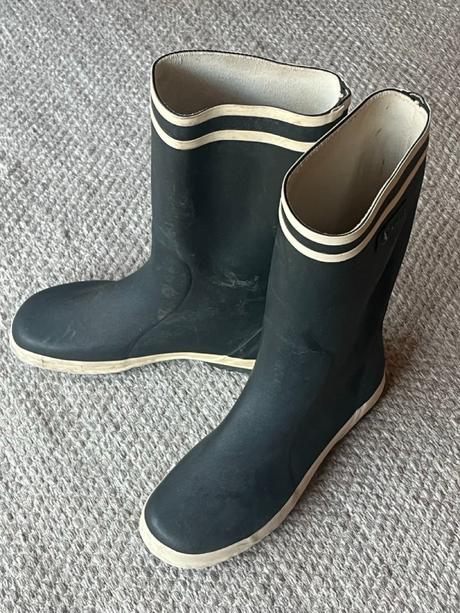 Tmavomodre gumaky aigle, aigle,34