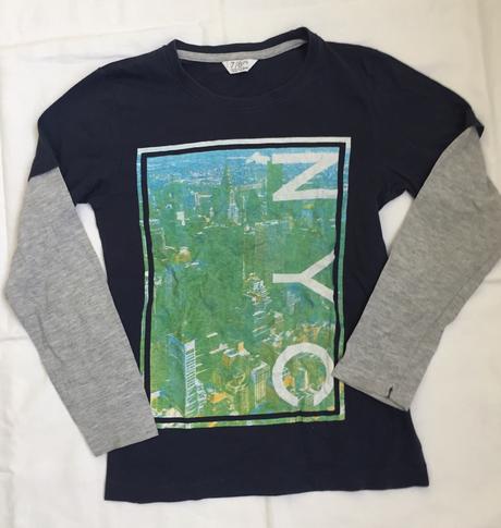 Tričko s dlhým rukávom č122/128, 122