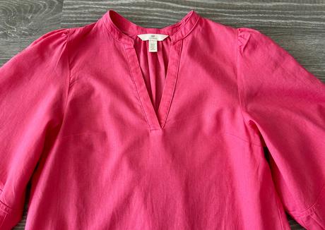 Tunikové šaty bavlna + ľan, h&m,xs